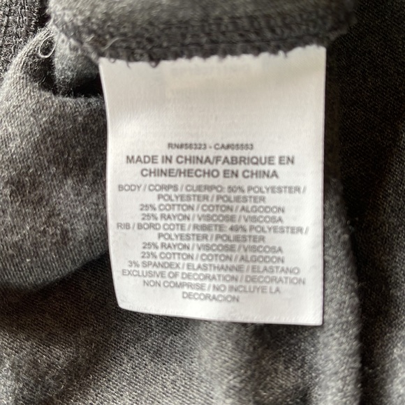 Nike Women Plus Capri Sweatpants Sportswear Jersey 2X Dark Gray - Picture 4 of 6